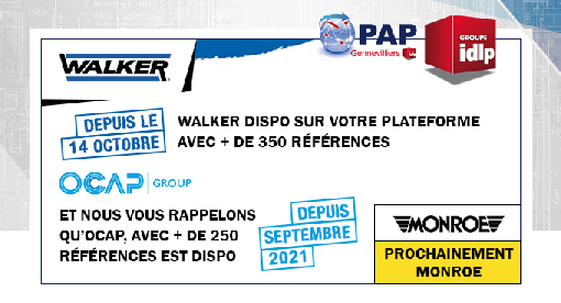 NOUVEAUX FOURNISSEURS EN STOCK SUR VOTRE PLATEFORME